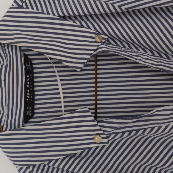 Zara striped button down shirt - Picture 3 of 4